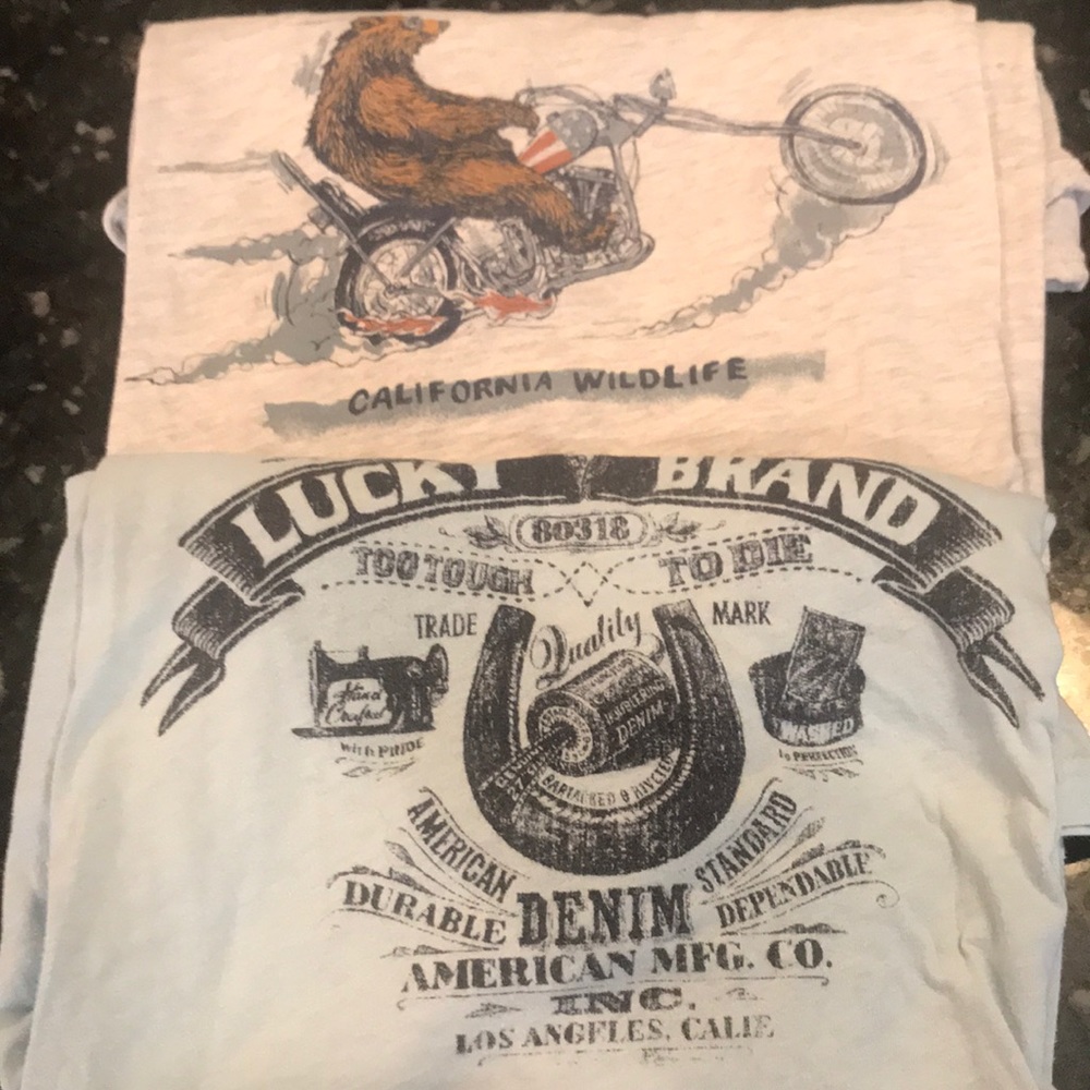 Men’s Lucky Brand short sleeve shirts